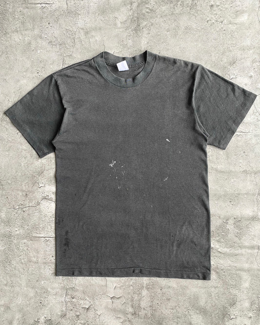 1980S FADED BLACK SINGLE STITCH TEE (S/M)