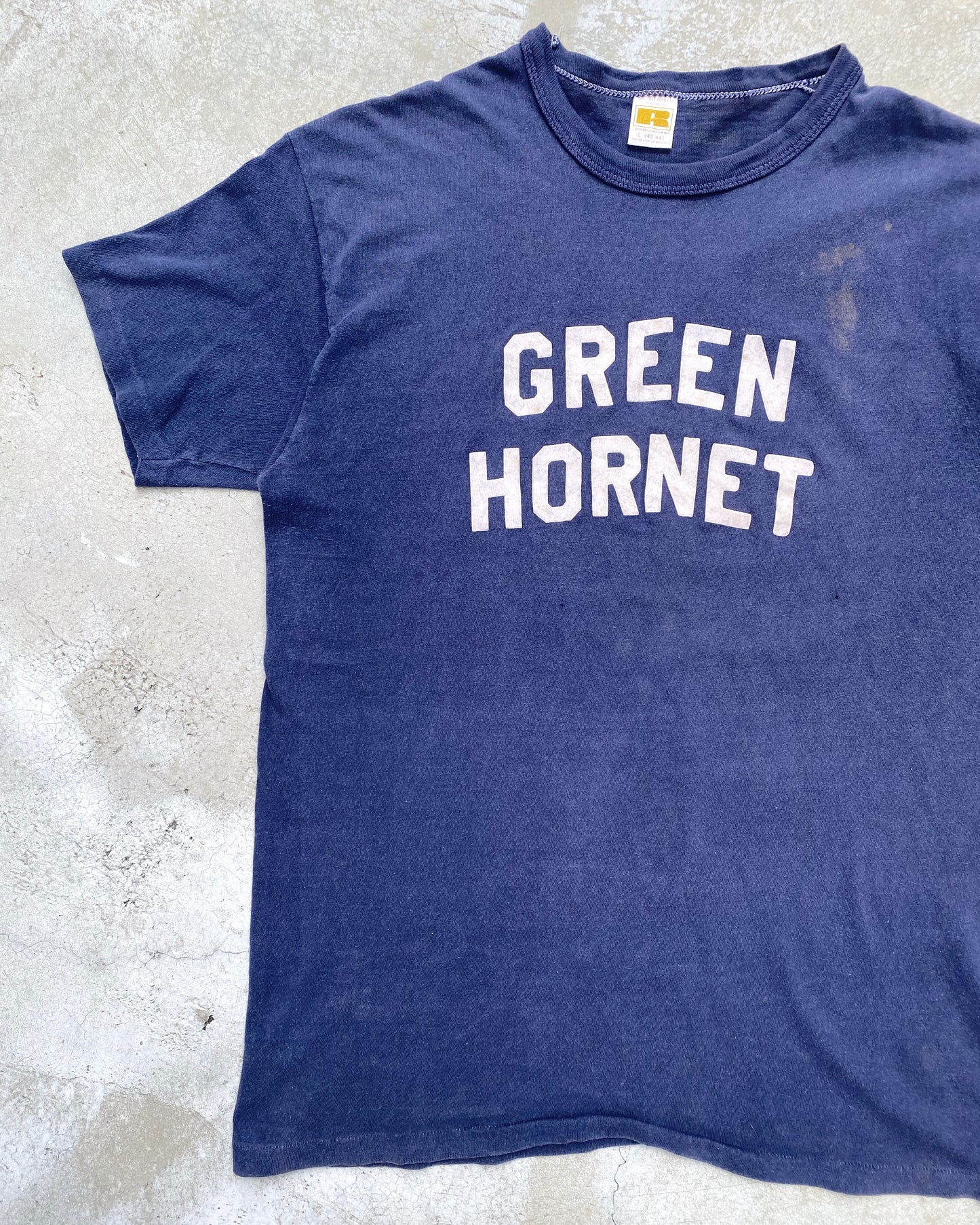 1970S 'GREEN HORNET' RUSSELL TEE (L)