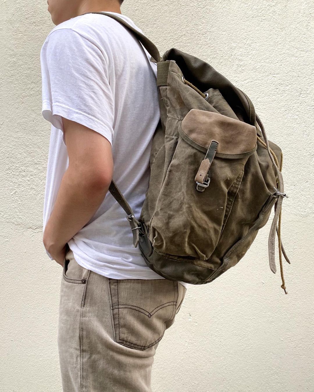 1940S WWII EUROPE ARMY RUCKSACK BACKPACK (OS)