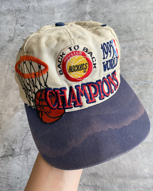1995 HOUSTON ROCKET B2B CHAMPION HATS