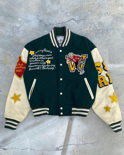 1958 ‘Funny Bear’ Letterman Varsity Jacket