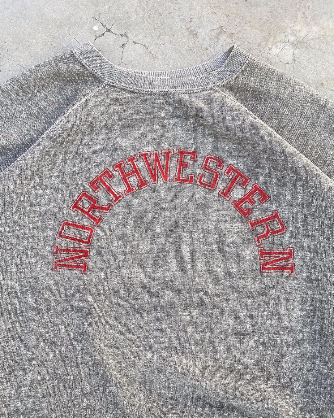 1980s ‘North Western’ Raglan Sweatshirt
