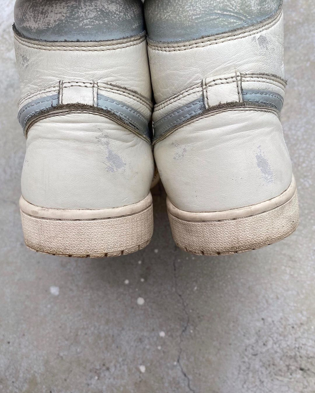 2017 AIR JORDAN 1 OG HIGH SAIL CUSTOM (GREY)