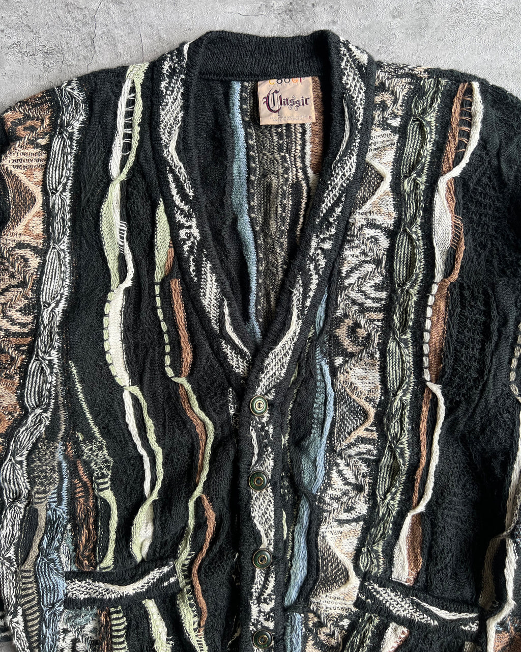 1990S COOGI CLASSIC KNIT CARDIGAN (S-L)