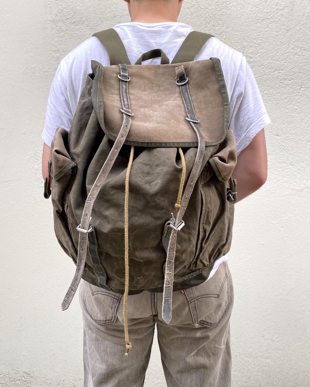 1940S WWII EUROPE ARMY RUCKSACK BACKPACK (OS)