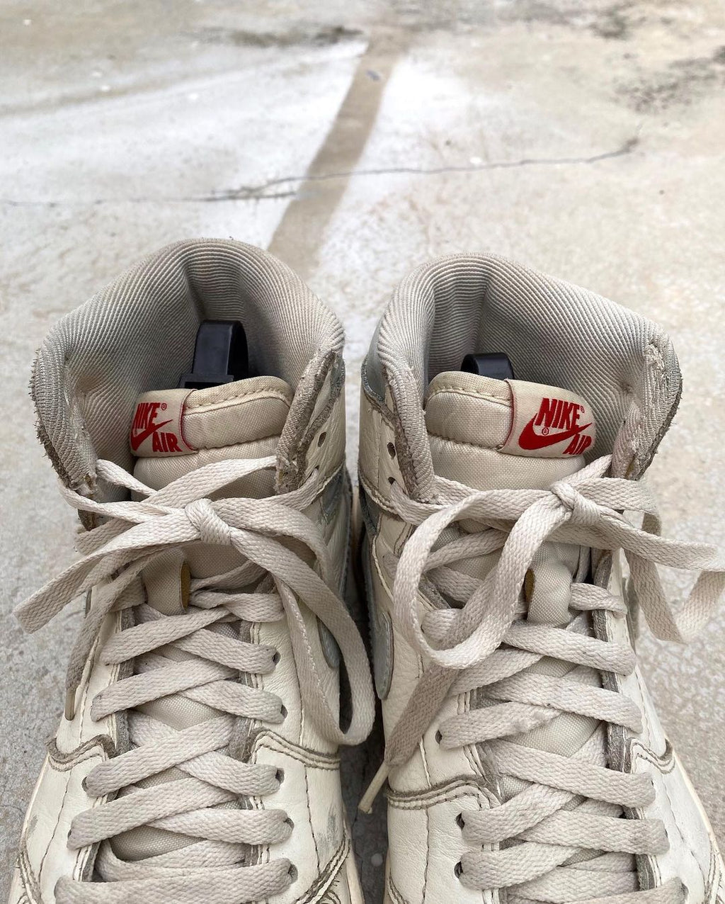 2017 AIR JORDAN 1 OG HIGH SAIL CUSTOM (GREY)