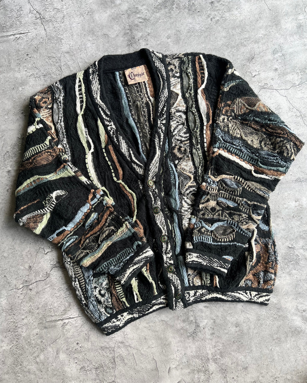 1990S COOGI CLASSIC KNIT CARDIGAN (S-L)