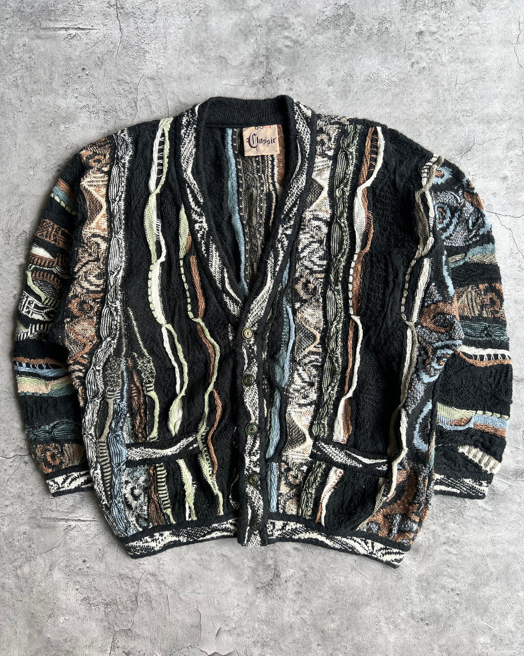 1990S COOGI CLASSIC KNIT CARDIGAN (S-L)