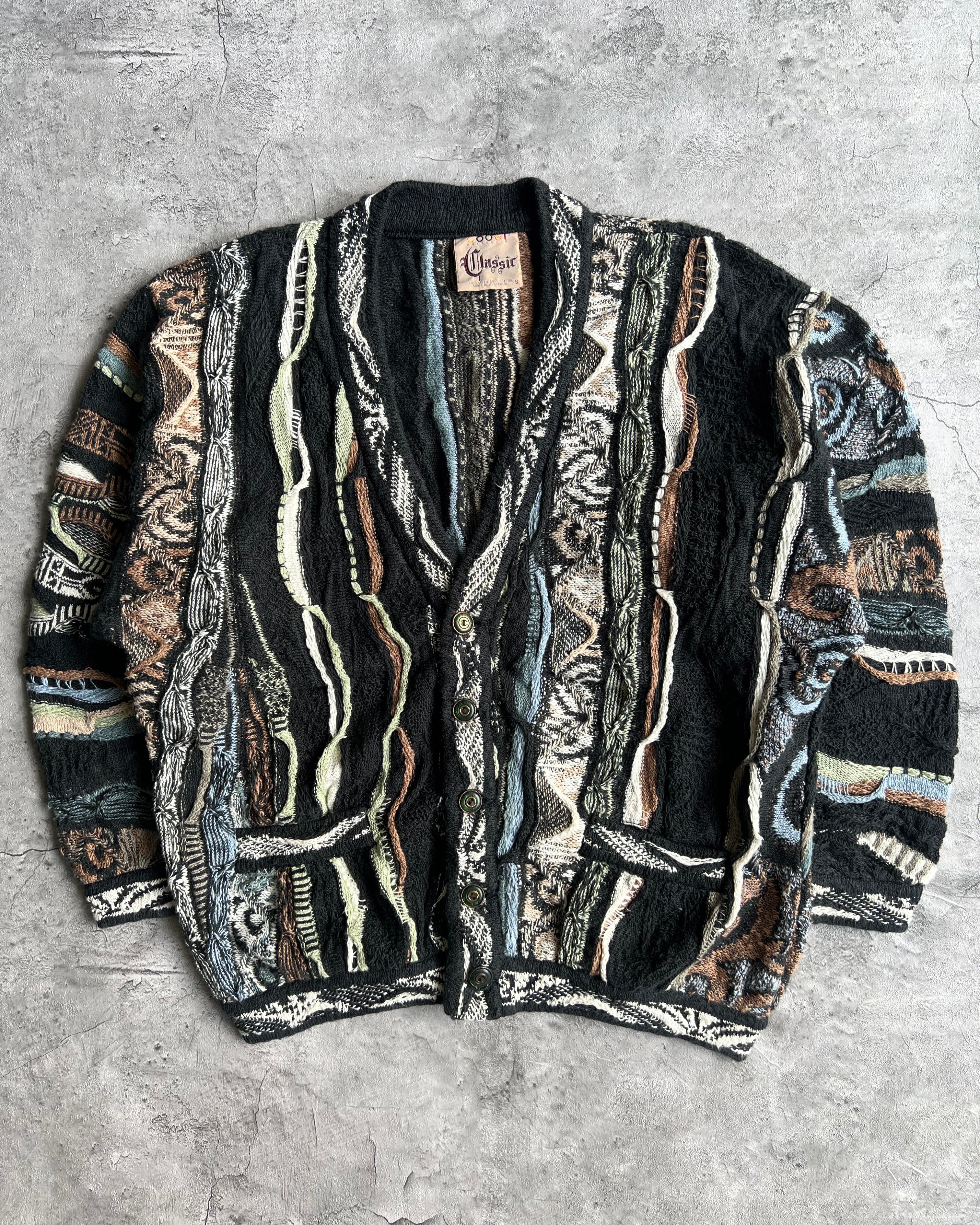 1990S COOGI CLASSIC KNIT CARDIGAN (S-L)