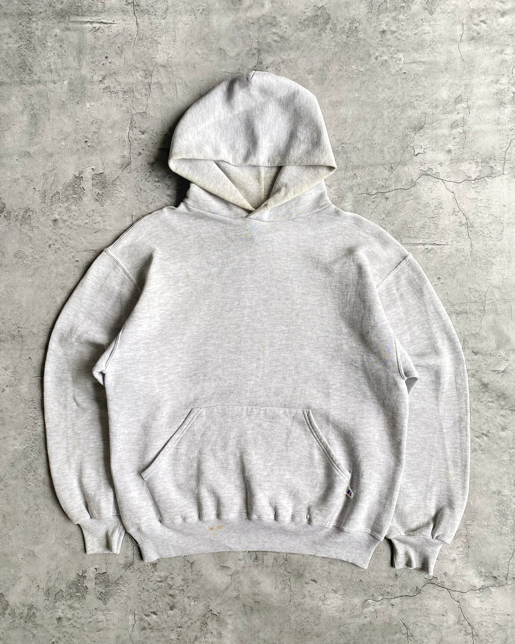 1990S RUSSELL LIGHT GREY HOODIE (M)