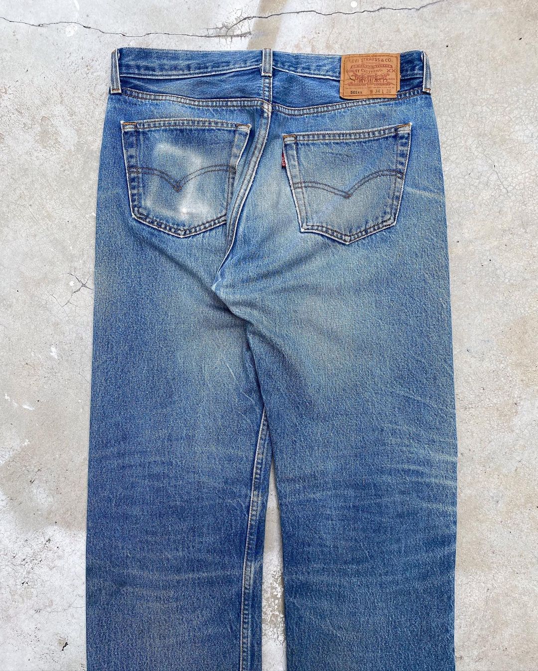 1990s Levi’s 501 Sashiko Patchwork Jeans