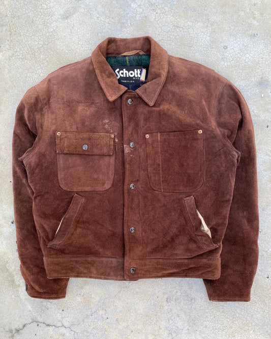 1980s Schott NYC Suede Jacket