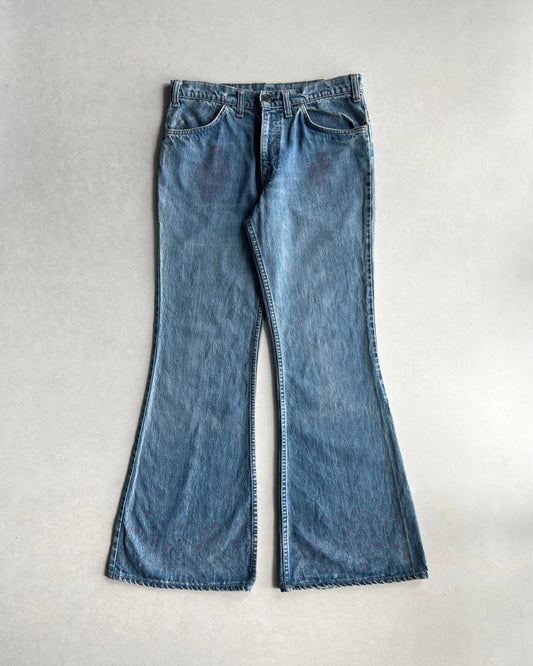 1970S FADED WASHED LEVI'S 684 BOOTCUT JEANS (34X34)