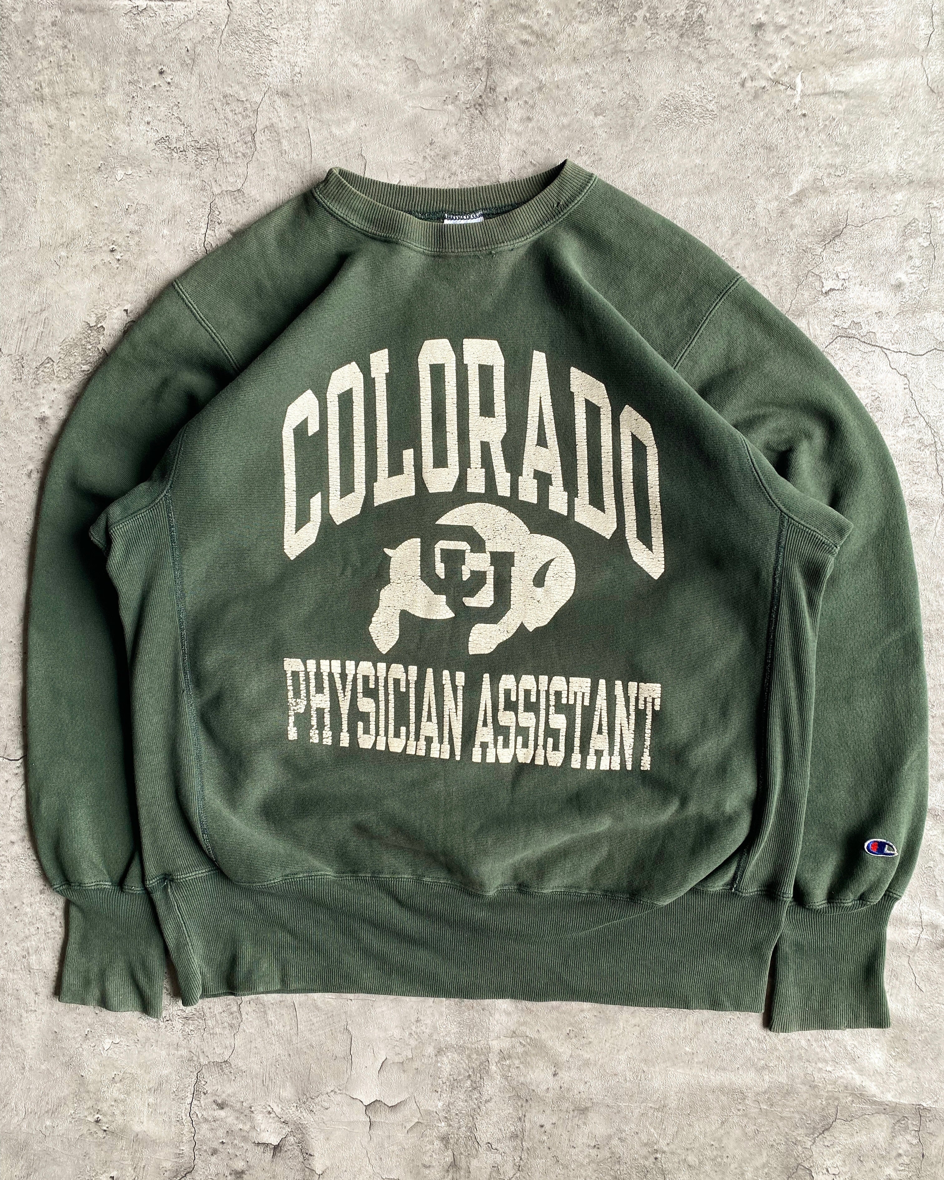 1990S 'COLORADO PHYSICIAN ASSISTANT' CHAMPION REVERSE WEAVE SWEATSHIRT (L)