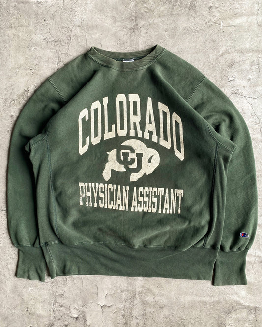 1990S 'COLORADO PHYSICIAN ASSISTANT' CHAMPION REVERSE WEAVE SWEATSHIRT (L)