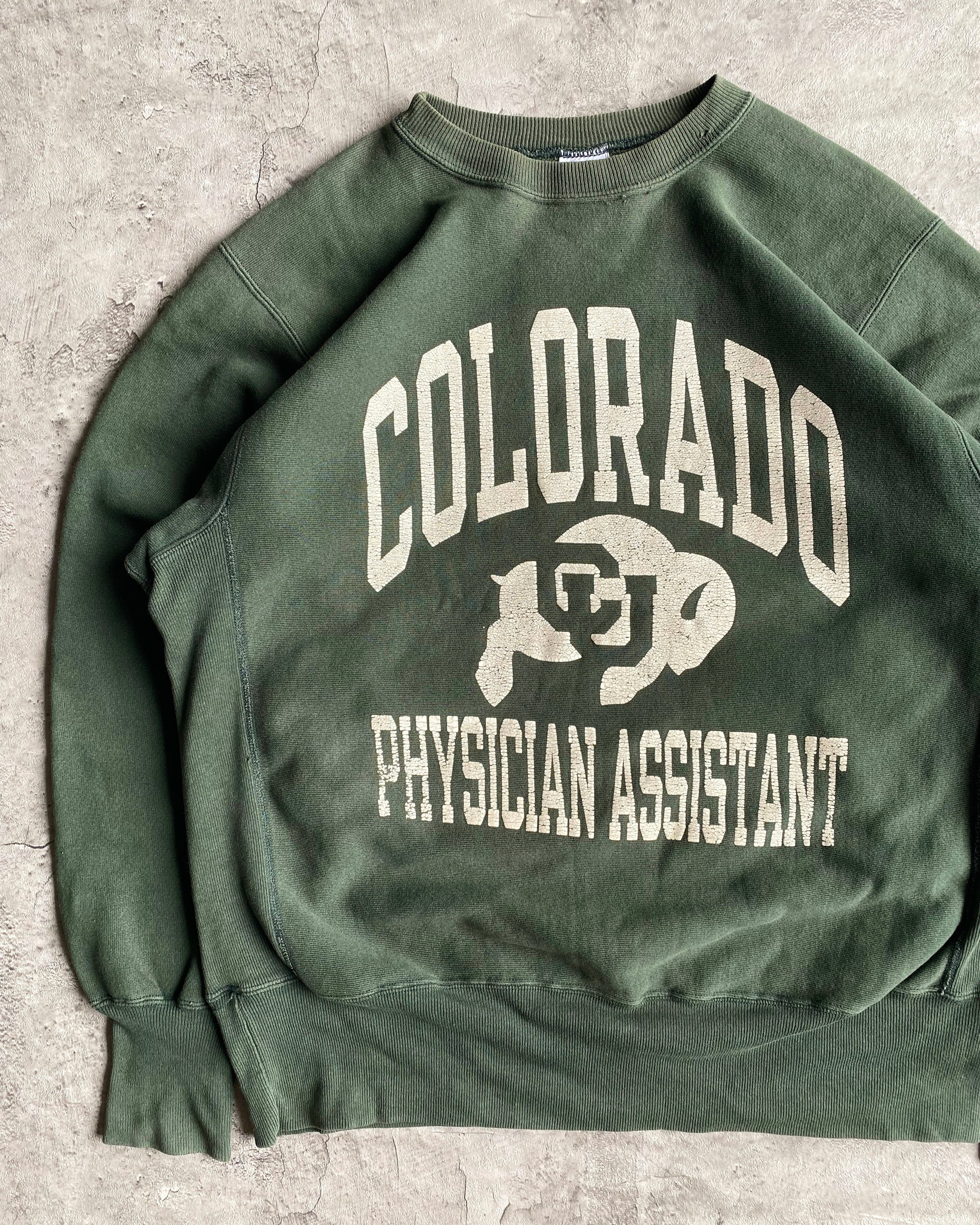 1990S 'COLORADO PHYSICIAN ASSISTANT' CHAMPION REVERSE WEAVE SWEATSHIRT (L)