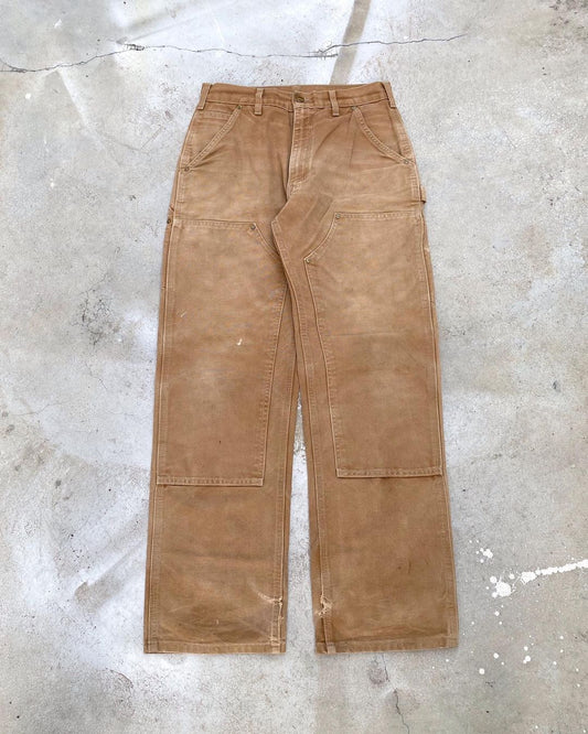 1990s Faded Brown Carhartt Double Knee Pants