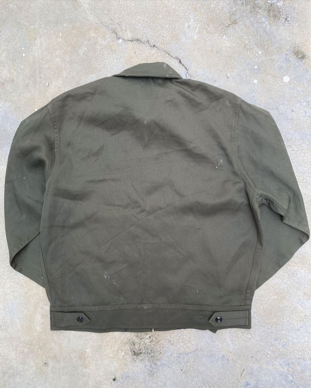 1960S OLIVE GREEN PATCHED WORKWEAR (S-L)