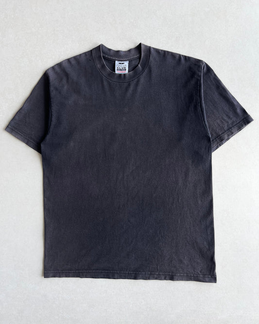 1990S FADED BLACK PRO-CLUB BLANK TEE (L)