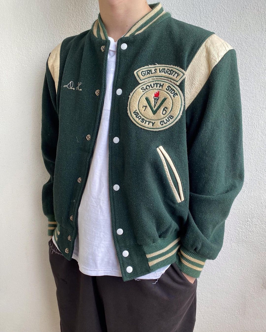 1976 “GIRLS VARSITY CLUB” VARSITY JACKET (M/L)