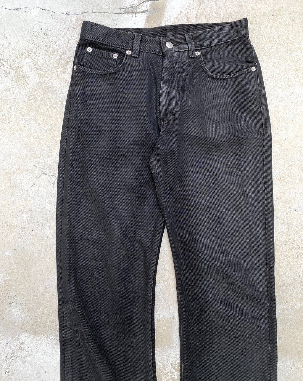 1999 Helmut Lang Waxed Jeans