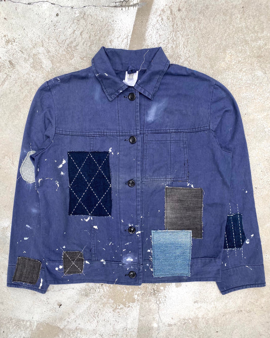 1980S PATCHED/PAINTED FRENCH WORKWEAR (S/M)