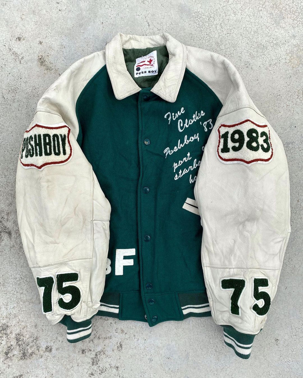 1983 POSH BOY LETTERMAN VARSITY JACKET (L/XL)
