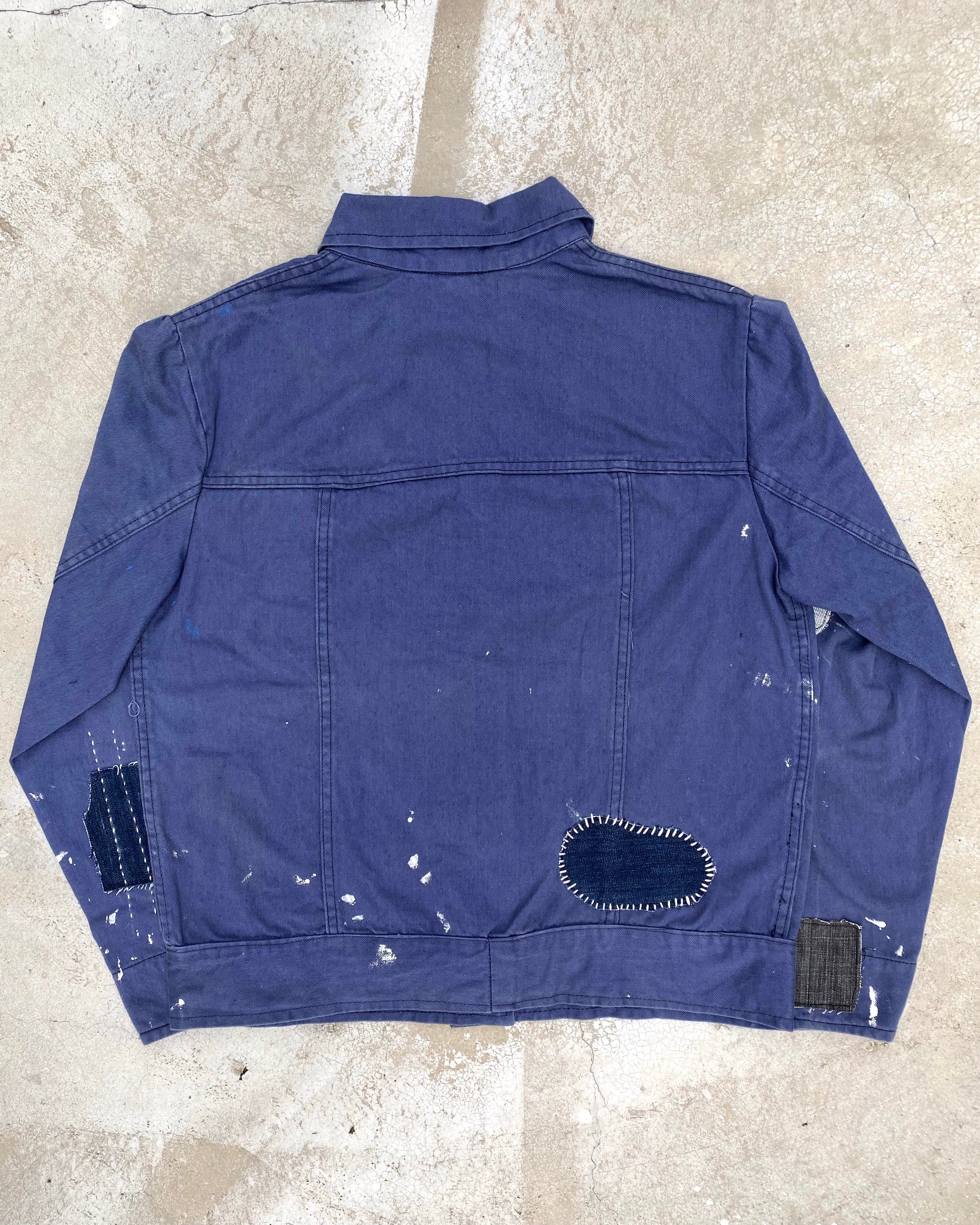 1980S PATCHED/PAINTED FRENCH WORKWEAR (S/M)