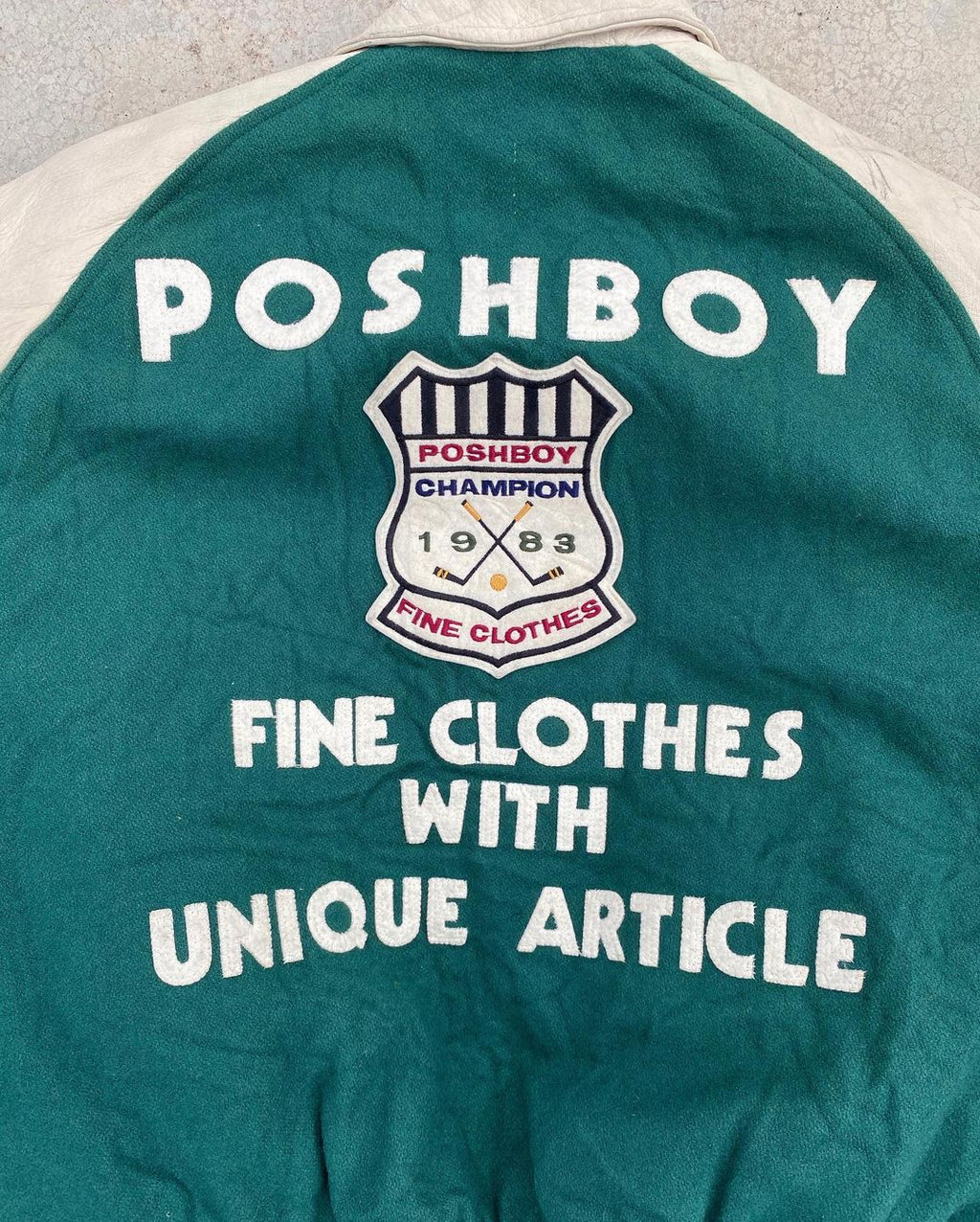 1983 POSH BOY LETTERMAN VARSITY JACKET (L/XL)