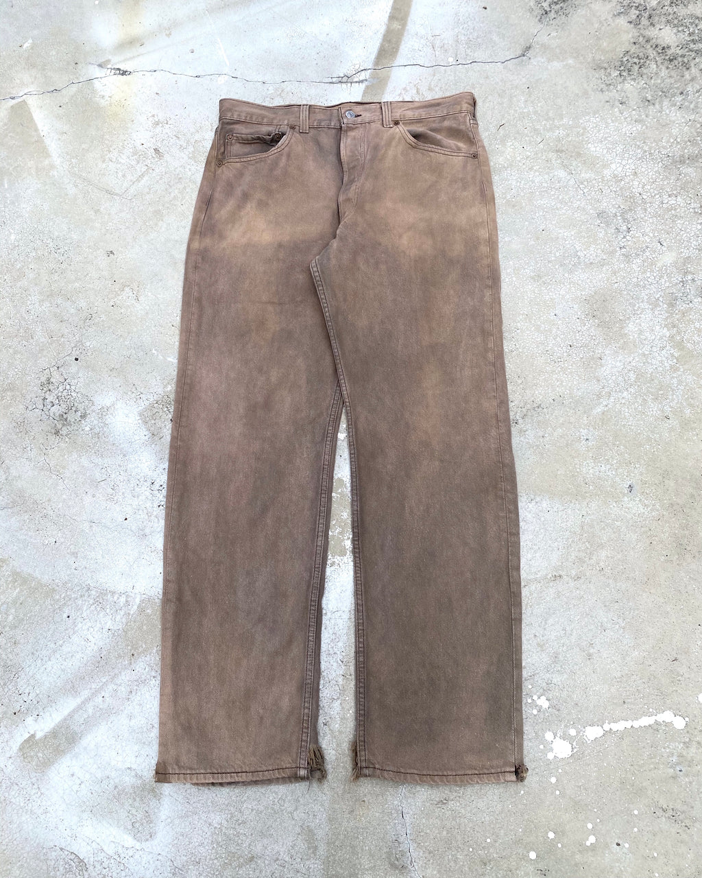 1990S BLEACHED LEVI'S 501 JEANS (34X30)