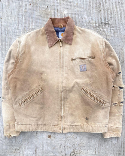 1990s Sun Faded Brown Carhartt Detroit Jacket