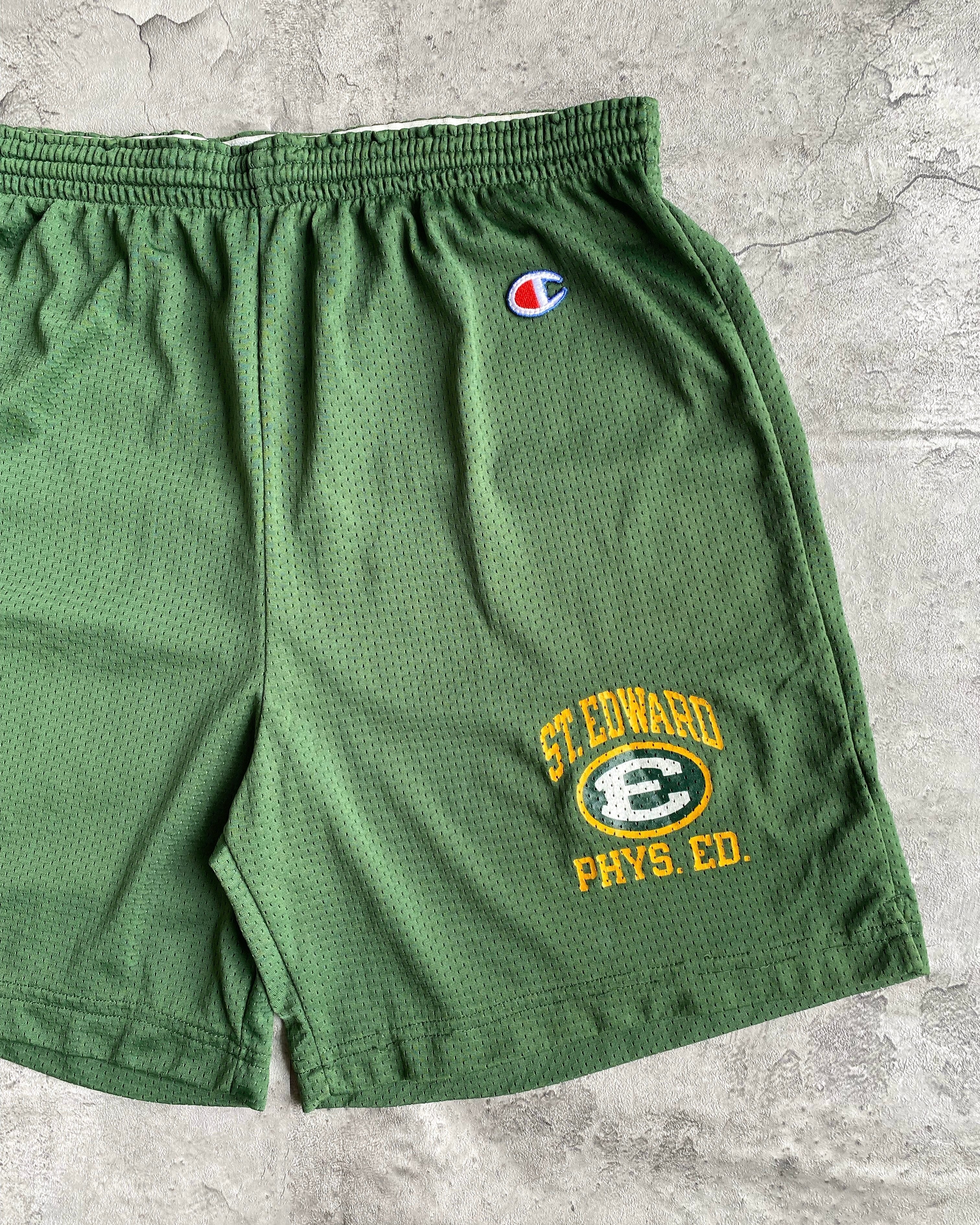 1990S ‘ST. EDWARD PHYS ED’ CHAMPION NYLON SHORTS (ADJUSTABLE)