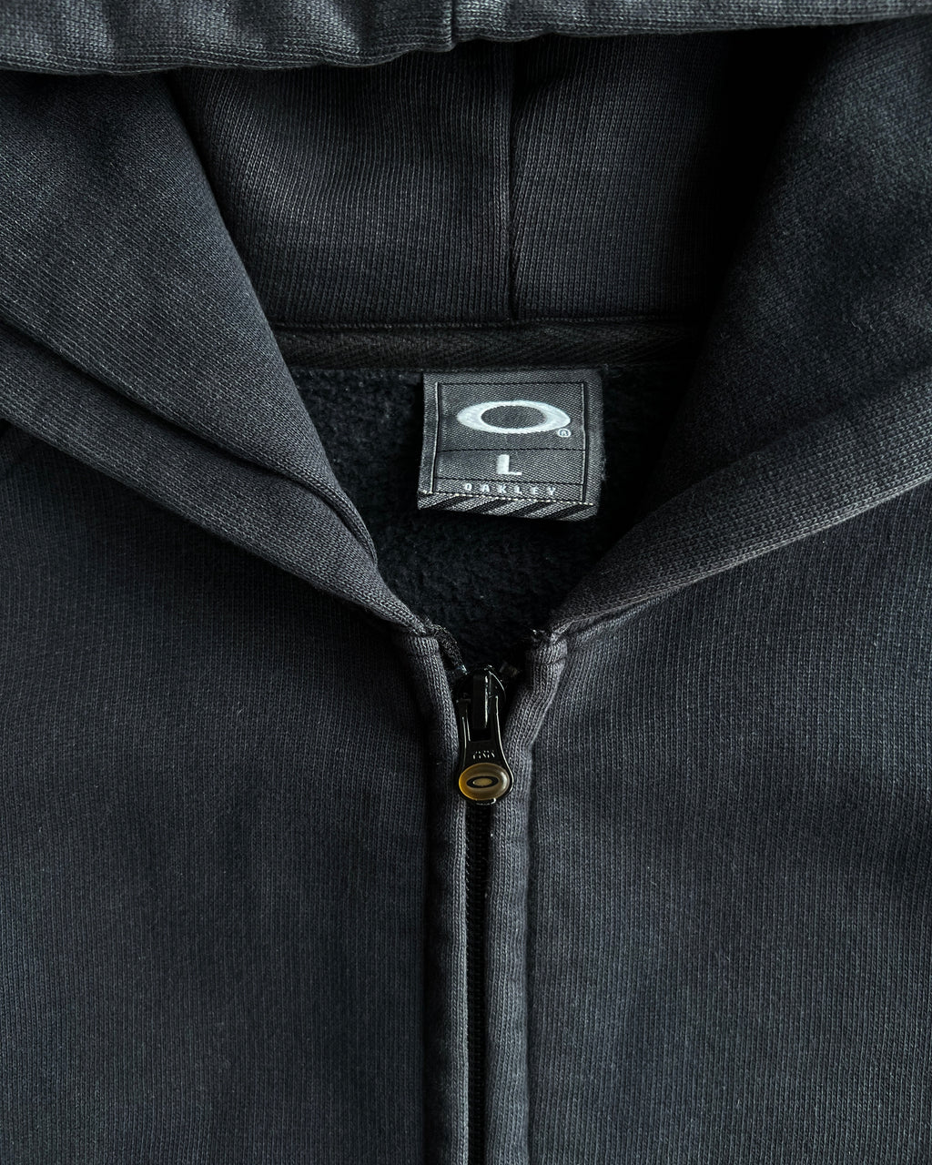 2000S OAKLEY RAGLAN ZIP-UP HOODIE (L)