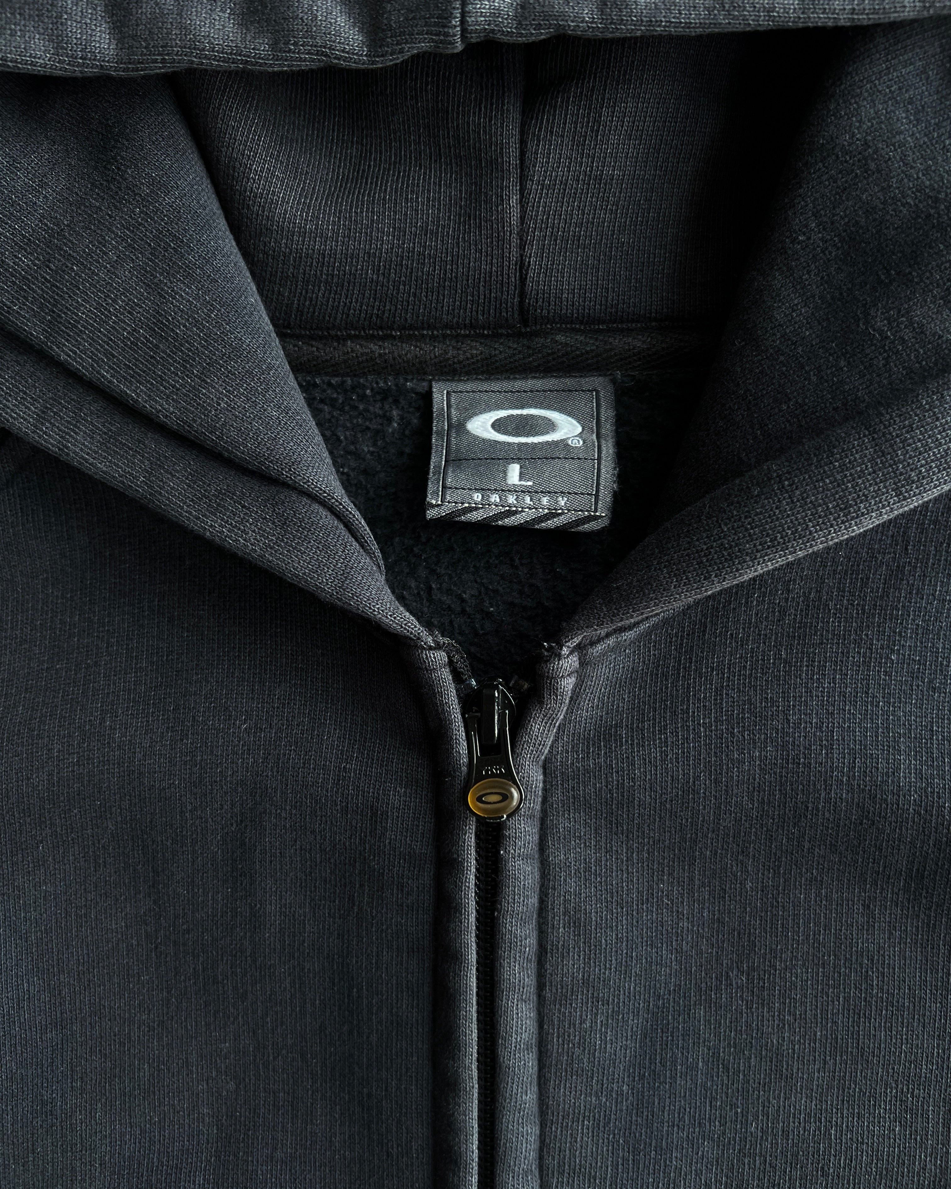 2000S OAKLEY RAGLAN ZIP-UP HOODIE (L)