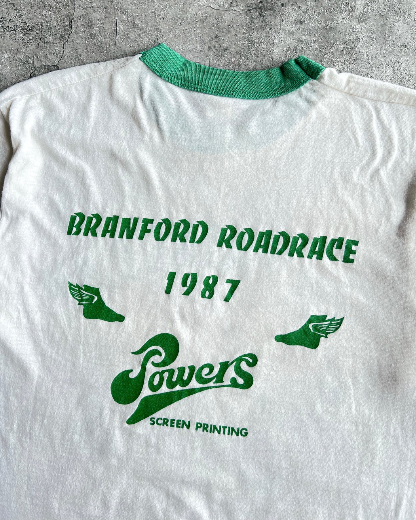 1987 'BRANFORD ROADRACE' RINGER TEE (XL)