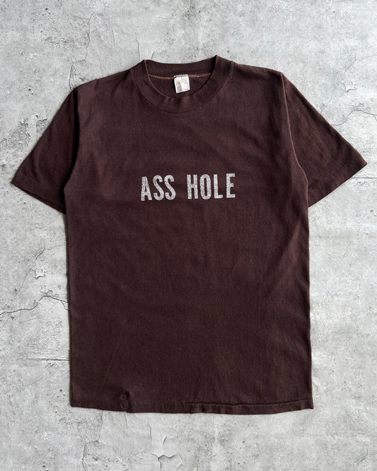1980S 'ASS HOLE' SINGLE STITCH TEE (M)