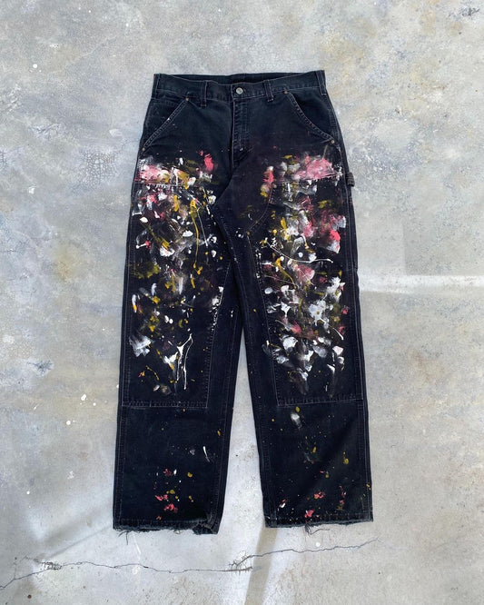 1990s Carhartt Painted Double Knee Pants (Size 32x30)