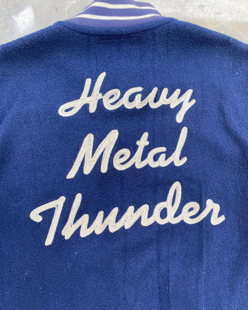 Hysteric Glamour ‘Heavy Metal Thunder’ Short Sleeve Varsity Jacket