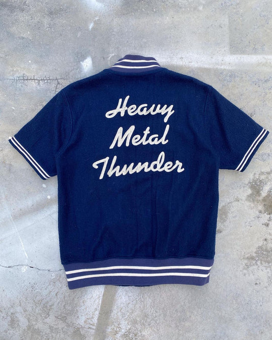 Hysteric Glamour ‘Heavy Metal Thunder’ Short Sleeve Varsity Jacket
