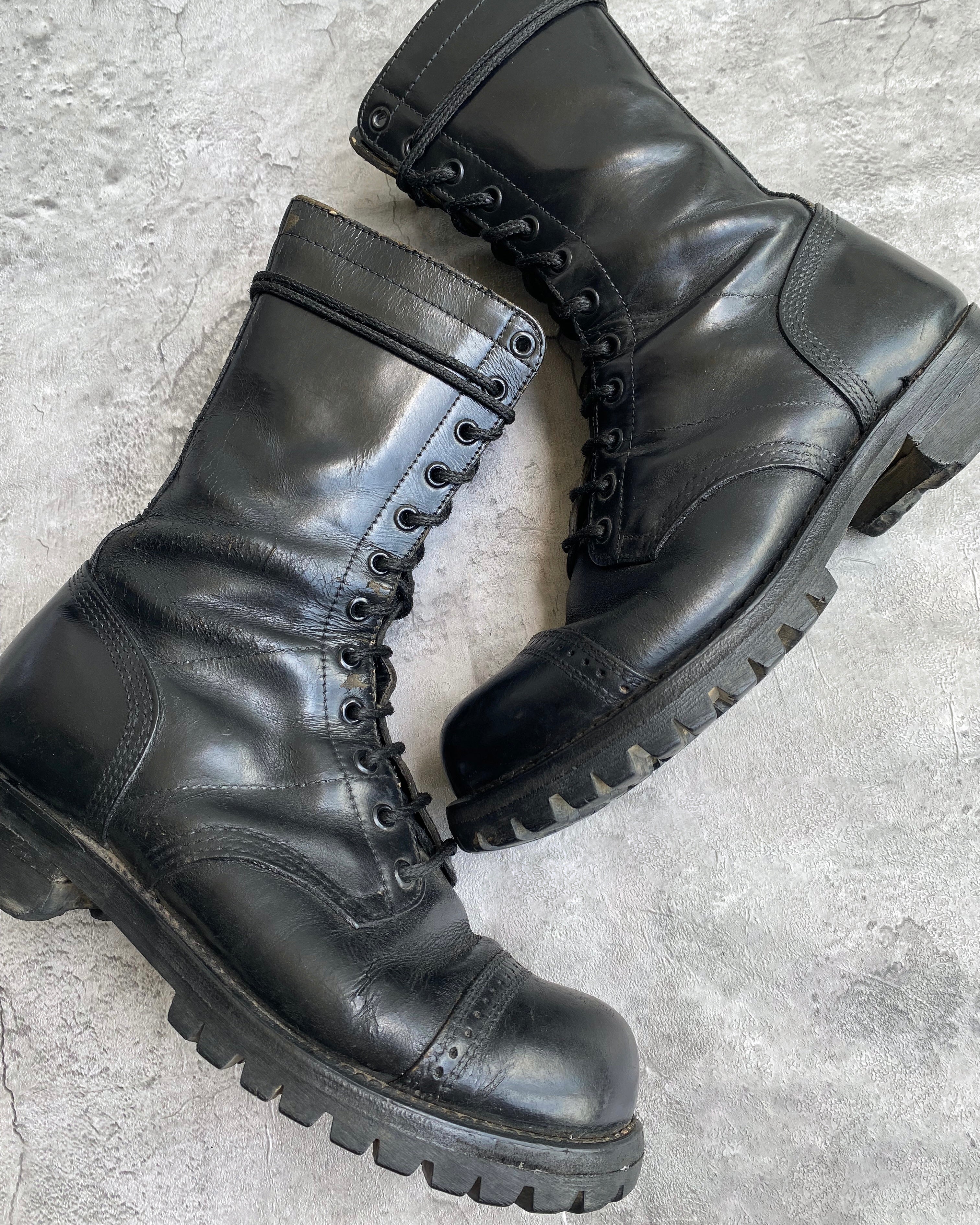 1980S US ARMY PARATROOPER VIBRAM SOLE BOOTS (8.5)