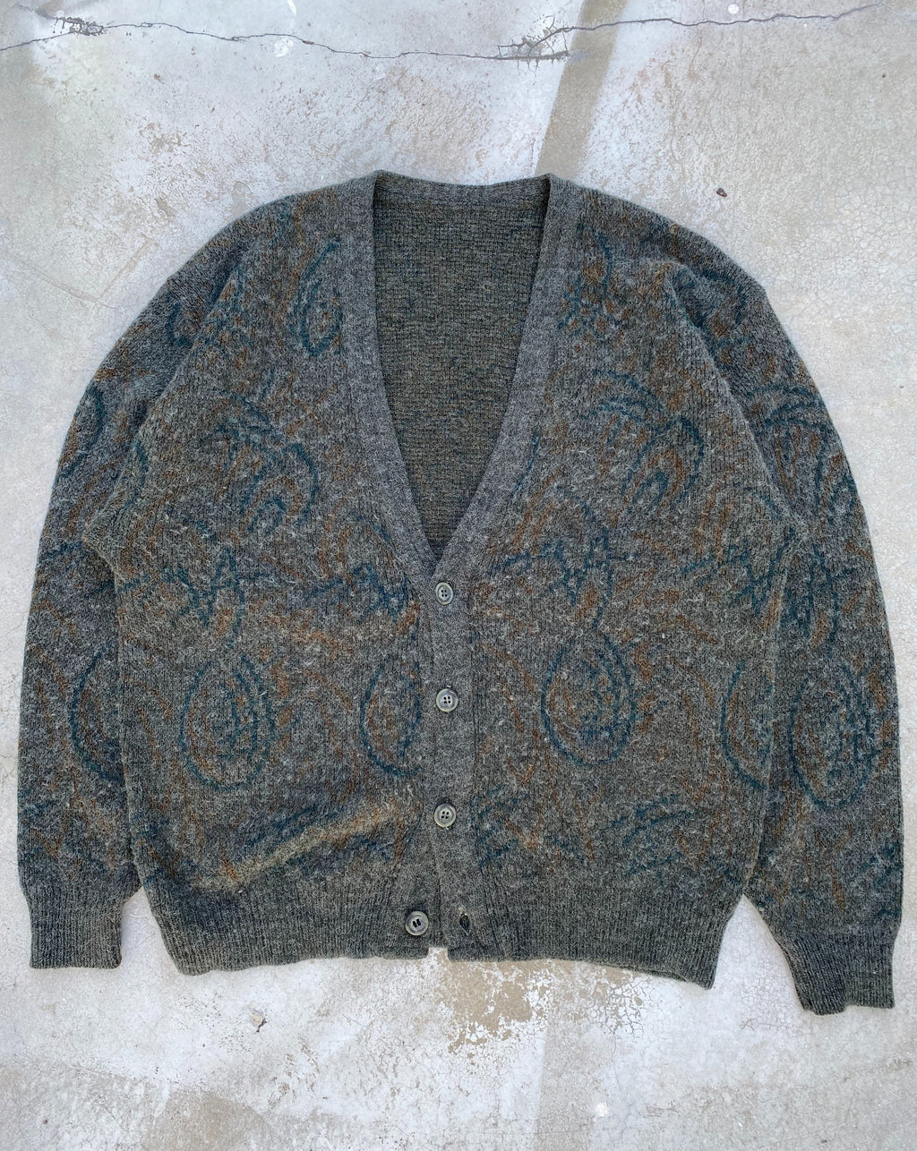 1990s Knitted Wool Cardigan