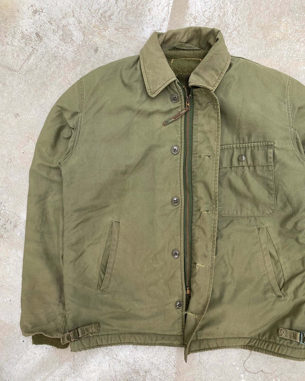 1970S US ARMY A-2 DECK JACKET (M/L)