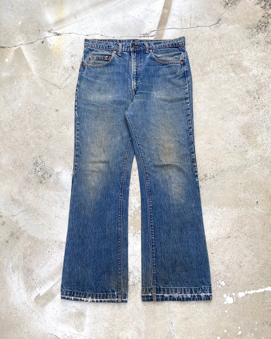 1970S LEVI'S 517 RELEASED HEM FLARED JEANS (34X30)