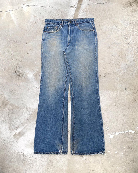 1980s Faded Washed Levi’s 517 Flared Jeans