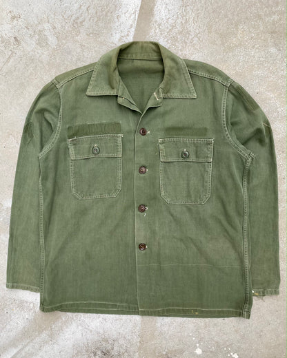 1950S OG-107 P58 FADED US ARMY SHIRT (M/L)