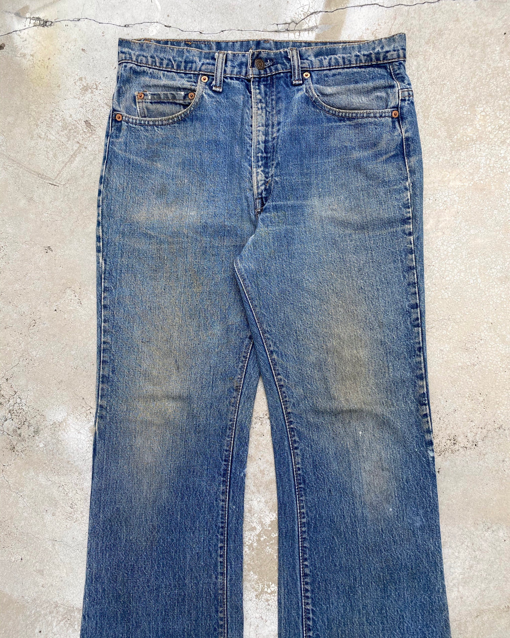 1970S LEVI'S 517 RELEASED HEM FLARED JEANS (34X30)