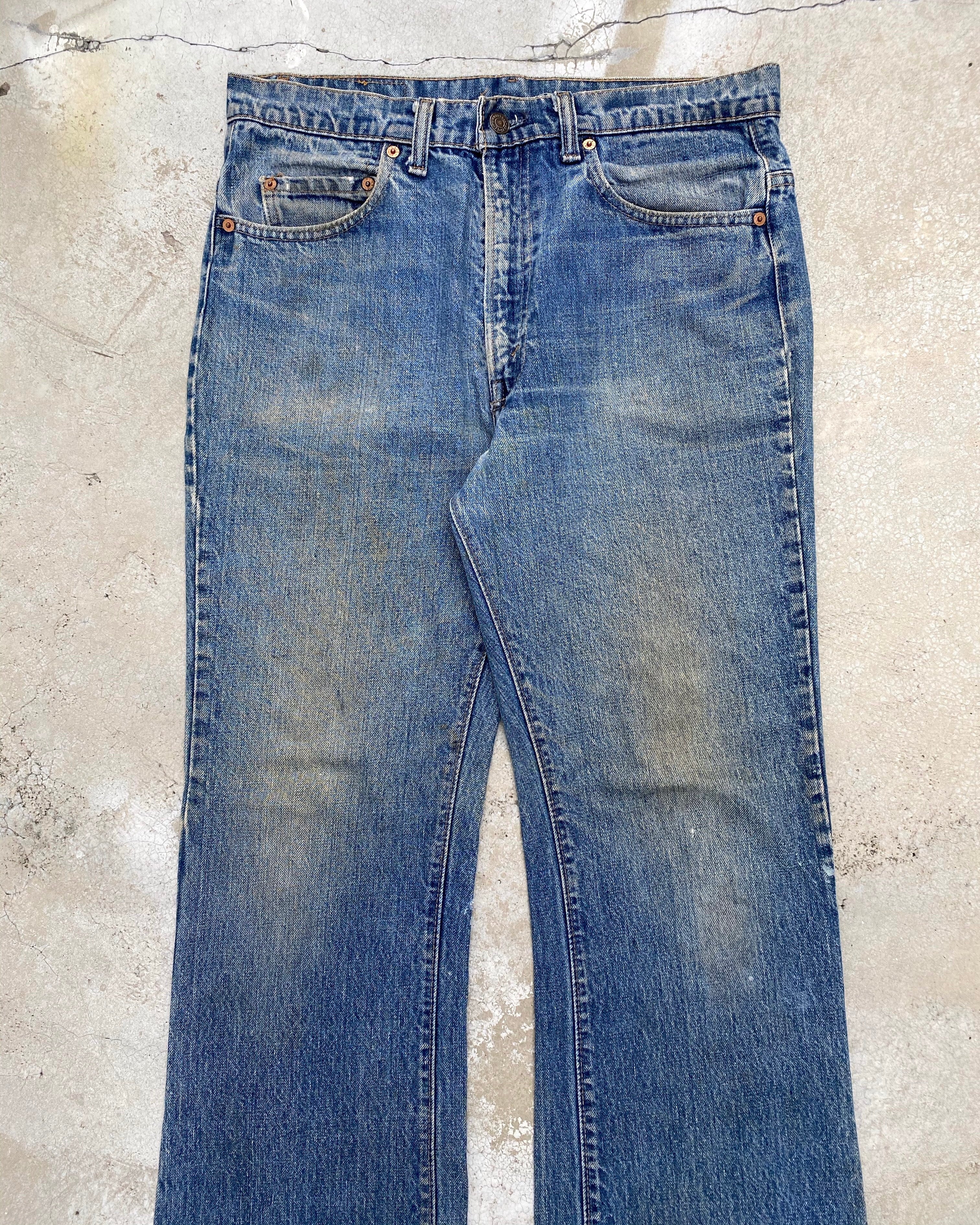 1970S LEVI'S 517 RELEASED HEM FLARED JEANS (34X30)