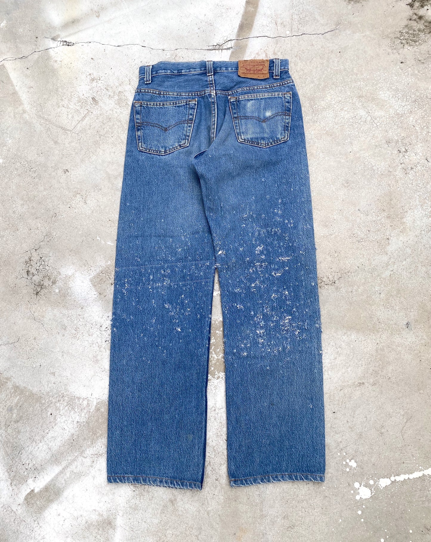 1980s Levi’s 501 Two-tone Distress Jeans
