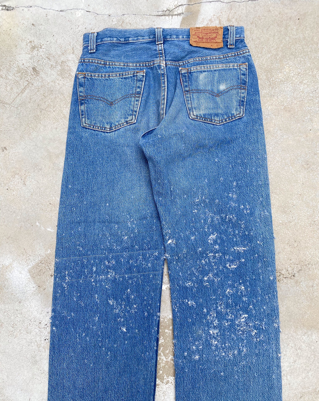 1980s Levi’s 501 Two-tone Distress Jeans