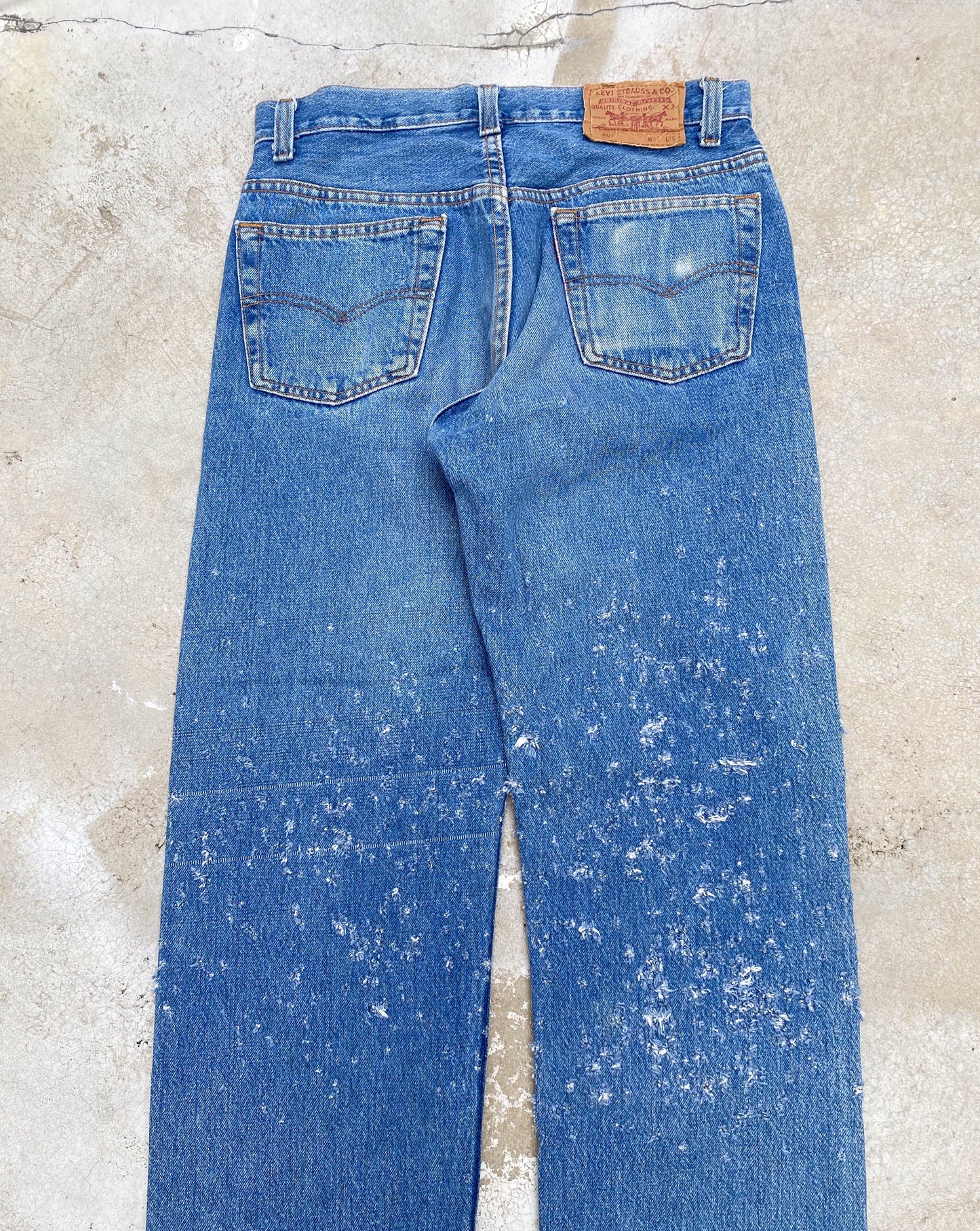 1980s Levi’s 501 Two-tone Distress Jeans